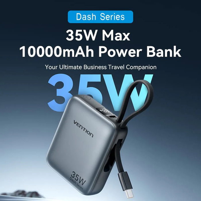 Vention Powerbank 10000mAh FHFH0 35W Gris Vention Powerbank 10000mAh FHFH0 35W Gris